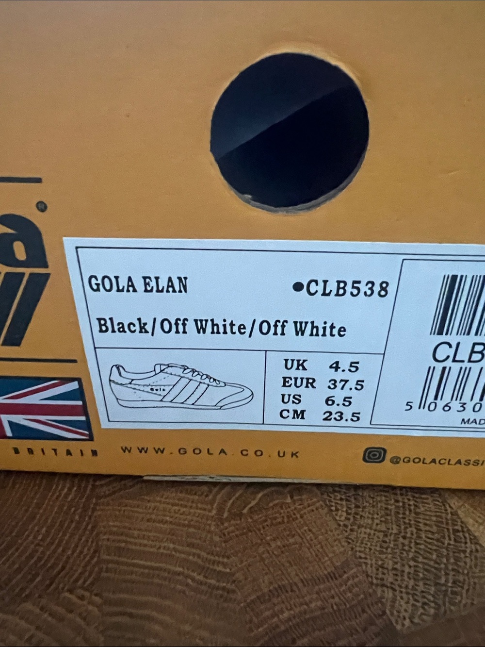 Gola Elan sneakers in Black suede - Picture 5 of 5